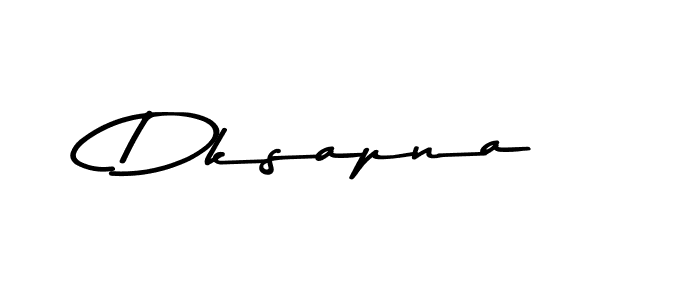 Design your own signature with our free online signature maker. With this signature software, you can create a handwritten (Asem Kandis PERSONAL USE) signature for name Dksapna. Dksapna signature style 9 images and pictures png