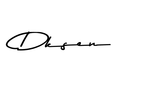 The best way (Asem Kandis PERSONAL USE) to make a short signature is to pick only two or three words in your name. The name Dksen include a total of six letters. For converting this name. Dksen signature style 9 images and pictures png