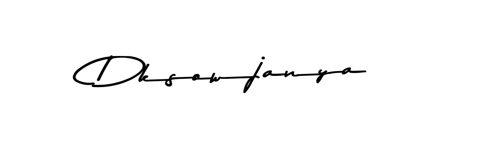 Similarly Asem Kandis PERSONAL USE is the best handwritten signature design. Signature creator online .You can use it as an online autograph creator for name Dksowjanya. Dksowjanya signature style 9 images and pictures png