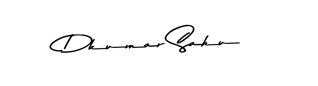 How to make Dkumar Sahu name signature. Use Asem Kandis PERSONAL USE style for creating short signs online. This is the latest handwritten sign. Dkumar Sahu signature style 9 images and pictures png