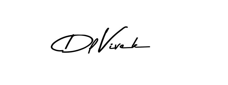 Use a signature maker to create a handwritten signature online. With this signature software, you can design (Asem Kandis PERSONAL USE) your own signature for name Dl Vivek. Dl Vivek signature style 9 images and pictures png