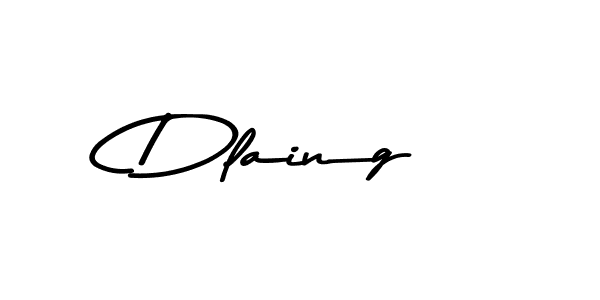 How to make Dlaing name signature. Use Asem Kandis PERSONAL USE style for creating short signs online. This is the latest handwritten sign. Dlaing signature style 9 images and pictures png