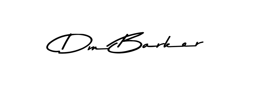 How to make Dm Barker signature? Asem Kandis PERSONAL USE is a professional autograph style. Create handwritten signature for Dm Barker name. Dm Barker signature style 9 images and pictures png