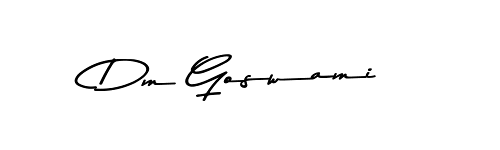 Also we have Dm Goswami name is the best signature style. Create professional handwritten signature collection using Asem Kandis PERSONAL USE autograph style. Dm Goswami signature style 9 images and pictures png