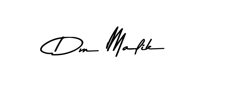 Dm Malik stylish signature style. Best Handwritten Sign (Asem Kandis PERSONAL USE) for my name. Handwritten Signature Collection Ideas for my name Dm Malik. Dm Malik signature style 9 images and pictures png