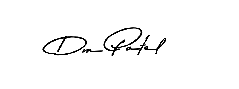 Also we have Dm Patel name is the best signature style. Create professional handwritten signature collection using Asem Kandis PERSONAL USE autograph style. Dm Patel signature style 9 images and pictures png