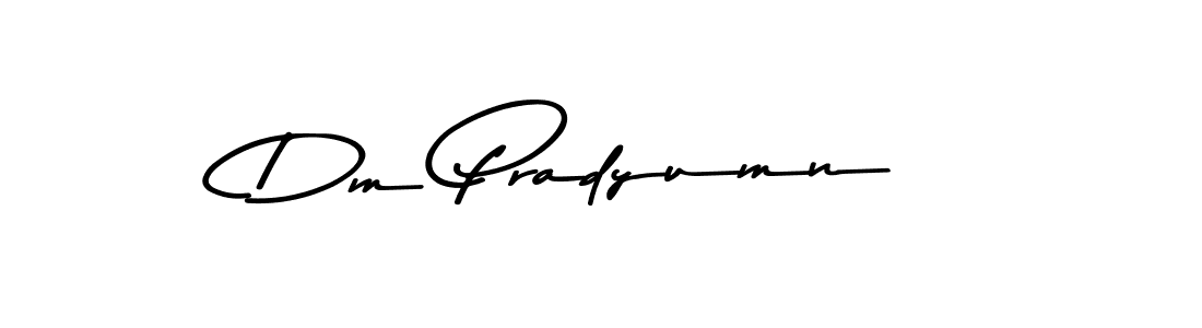 Design your own signature with our free online signature maker. With this signature software, you can create a handwritten (Asem Kandis PERSONAL USE) signature for name Dm Pradyumn. Dm Pradyumn signature style 9 images and pictures png