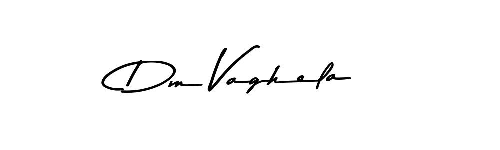 Also You can easily find your signature by using the search form. We will create Dm Vaghela name handwritten signature images for you free of cost using Asem Kandis PERSONAL USE sign style. Dm Vaghela signature style 9 images and pictures png