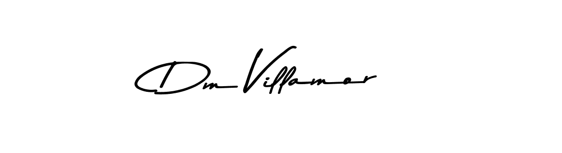 Make a beautiful signature design for name Dm Villamor. With this signature (Asem Kandis PERSONAL USE) style, you can create a handwritten signature for free. Dm Villamor signature style 9 images and pictures png