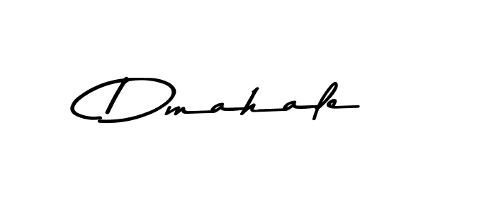Create a beautiful signature design for name Dmahale. With this signature (Asem Kandis PERSONAL USE) fonts, you can make a handwritten signature for free. Dmahale signature style 9 images and pictures png