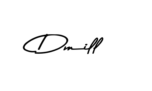 Use a signature maker to create a handwritten signature online. With this signature software, you can design (Asem Kandis PERSONAL USE) your own signature for name Dmill. Dmill signature style 9 images and pictures png