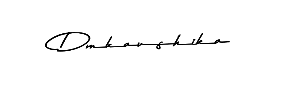 Similarly Asem Kandis PERSONAL USE is the best handwritten signature design. Signature creator online .You can use it as an online autograph creator for name Dmkaushika. Dmkaushika signature style 9 images and pictures png