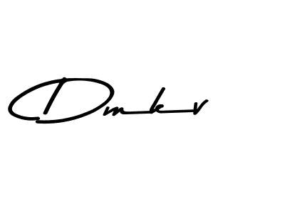 Make a beautiful signature design for name Dmkv. With this signature (Asem Kandis PERSONAL USE) style, you can create a handwritten signature for free. Dmkv signature style 9 images and pictures png