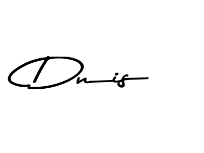 Also we have Dnis name is the best signature style. Create professional handwritten signature collection using Asem Kandis PERSONAL USE autograph style. Dnis signature style 9 images and pictures png