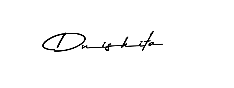 Similarly Asem Kandis PERSONAL USE is the best handwritten signature design. Signature creator online .You can use it as an online autograph creator for name Dnishita. Dnishita signature style 9 images and pictures png