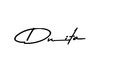 Make a beautiful signature design for name Dnita. With this signature (Asem Kandis PERSONAL USE) style, you can create a handwritten signature for free. Dnita signature style 9 images and pictures png