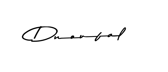 Dnoufal stylish signature style. Best Handwritten Sign (Asem Kandis PERSONAL USE) for my name. Handwritten Signature Collection Ideas for my name Dnoufal. Dnoufal signature style 9 images and pictures png