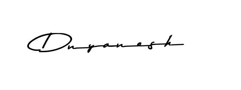 Use a signature maker to create a handwritten signature online. With this signature software, you can design (Asem Kandis PERSONAL USE) your own signature for name Dnyanesh. Dnyanesh signature style 9 images and pictures png