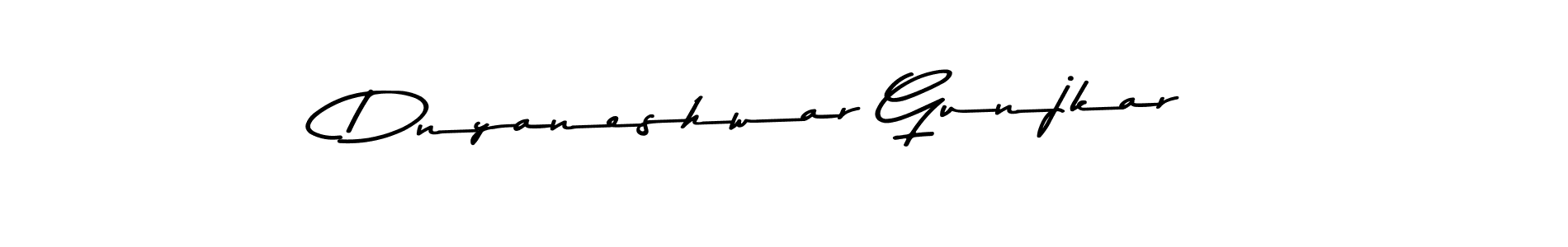 You can use this online signature creator to create a handwritten signature for the name Dnyaneshwar Gunjkar. This is the best online autograph maker. Dnyaneshwar Gunjkar signature style 9 images and pictures png