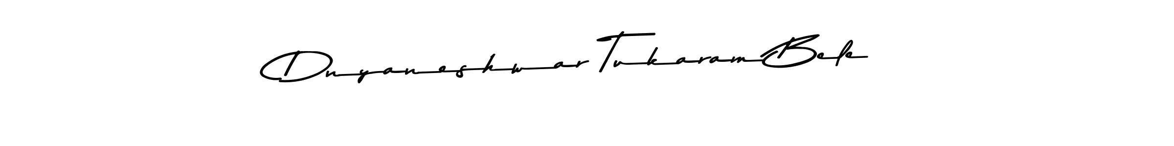How to make Dnyaneshwar Tukaram Bele name signature. Use Asem Kandis PERSONAL USE style for creating short signs online. This is the latest handwritten sign. Dnyaneshwar Tukaram Bele signature style 9 images and pictures png