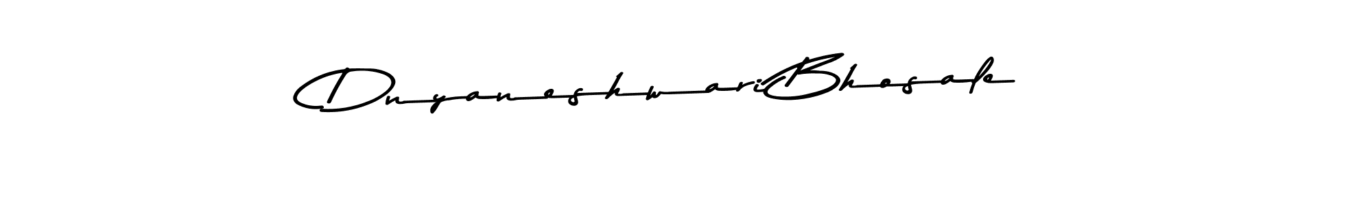Make a beautiful signature design for name Dnyaneshwari Bhosale. With this signature (Asem Kandis PERSONAL USE) style, you can create a handwritten signature for free. Dnyaneshwari Bhosale signature style 9 images and pictures png