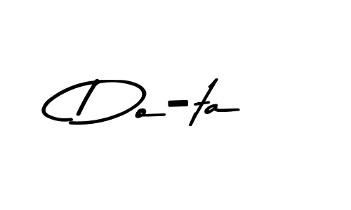 How to make Do-ta signature? Asem Kandis PERSONAL USE is a professional autograph style. Create handwritten signature for Do-ta name. Do-ta signature style 9 images and pictures png