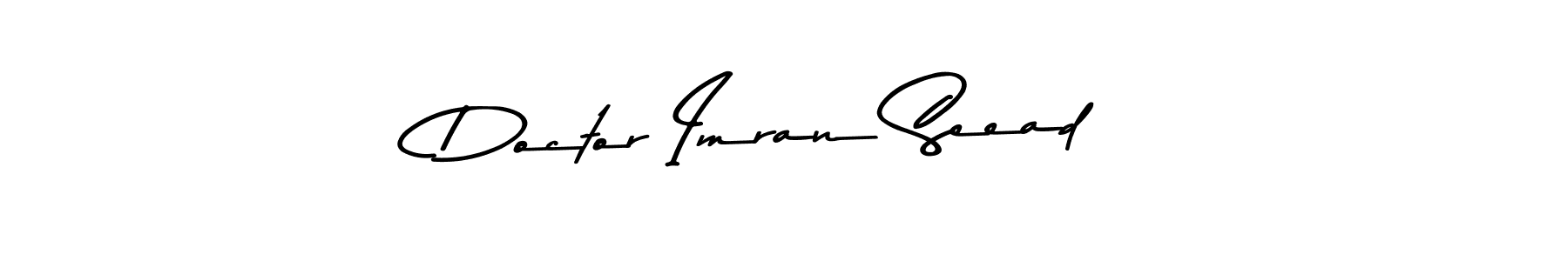 See photos of Doctor Imran Seead official signature by Spectra . Check more albums & portfolios. Read reviews & check more about Asem Kandis PERSONAL USE font. Doctor Imran Seead signature style 9 images and pictures png