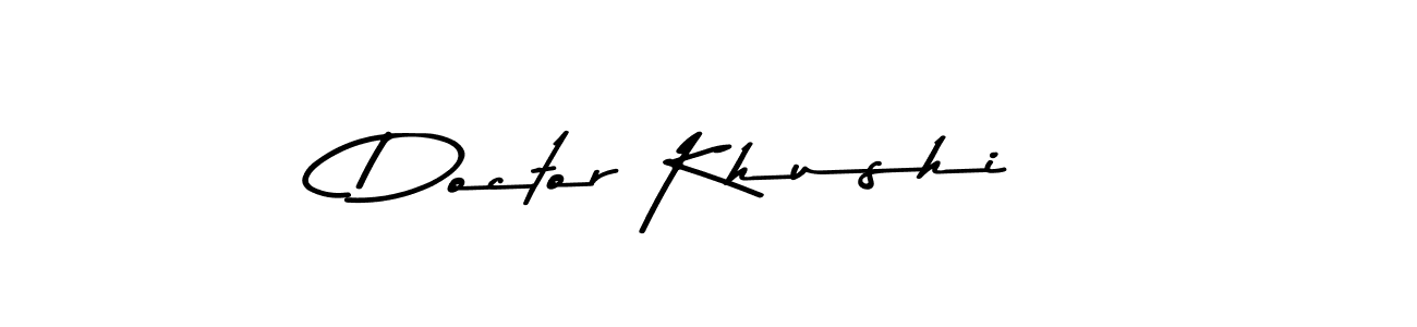 Asem Kandis PERSONAL USE is a professional signature style that is perfect for those who want to add a touch of class to their signature. It is also a great choice for those who want to make their signature more unique. Get Doctor Khushi name to fancy signature for free. Doctor Khushi signature style 9 images and pictures png