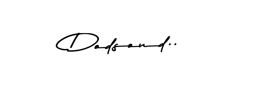 The best way (Asem Kandis PERSONAL USE) to make a short signature is to pick only two or three words in your name. The name Dodsond.. include a total of six letters. For converting this name. Dodsond.. signature style 9 images and pictures png