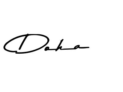 Design your own signature with our free online signature maker. With this signature software, you can create a handwritten (Asem Kandis PERSONAL USE) signature for name Doha. Doha signature style 9 images and pictures png