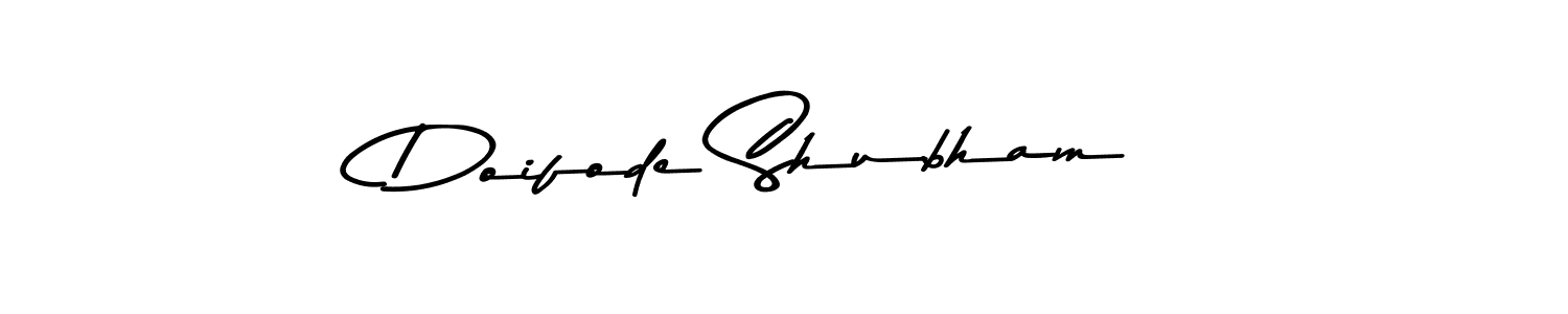 Make a beautiful signature design for name Doifode Shubham. With this signature (Asem Kandis PERSONAL USE) style, you can create a handwritten signature for free. Doifode Shubham signature style 9 images and pictures png