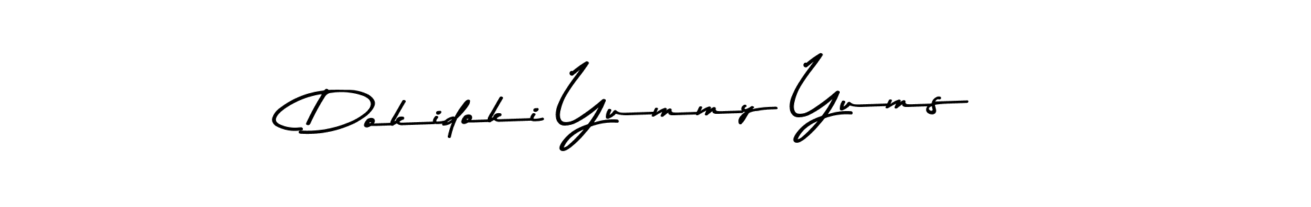 Check out images of Autograph of Dokidoki Yummy Yums name. Actor Dokidoki Yummy Yums Signature Style. Asem Kandis PERSONAL USE is a professional sign style online. Dokidoki Yummy Yums signature style 9 images and pictures png