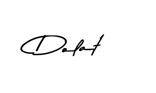 How to make Dolat name signature. Use Asem Kandis PERSONAL USE style for creating short signs online. This is the latest handwritten sign. Dolat signature style 9 images and pictures png