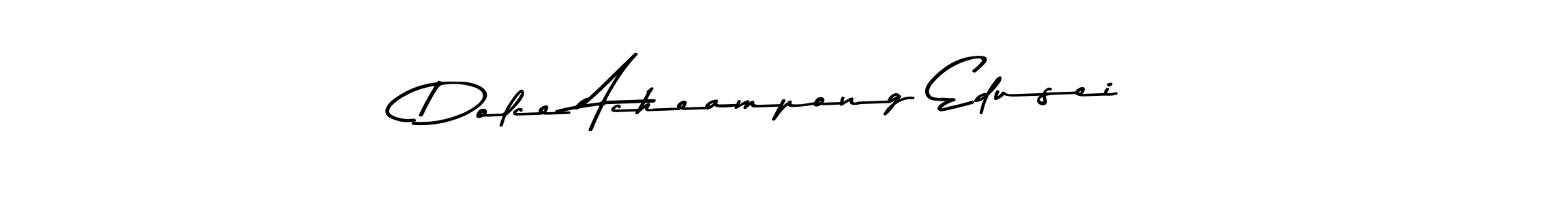 Dolce Acheampong Edusei stylish signature style. Best Handwritten Sign (Asem Kandis PERSONAL USE) for my name. Handwritten Signature Collection Ideas for my name Dolce Acheampong Edusei. Dolce Acheampong Edusei signature style 9 images and pictures png