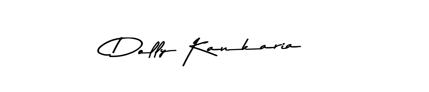 Design your own signature with our free online signature maker. With this signature software, you can create a handwritten (Asem Kandis PERSONAL USE) signature for name Dolly Kankaria. Dolly Kankaria signature style 9 images and pictures png