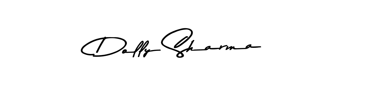 Create a beautiful signature design for name Dolly Sharma. With this signature (Asem Kandis PERSONAL USE) fonts, you can make a handwritten signature for free. Dolly Sharma signature style 9 images and pictures png