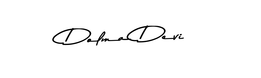 Make a beautiful signature design for name Dolma Devi. With this signature (Asem Kandis PERSONAL USE) style, you can create a handwritten signature for free. Dolma Devi signature style 9 images and pictures png