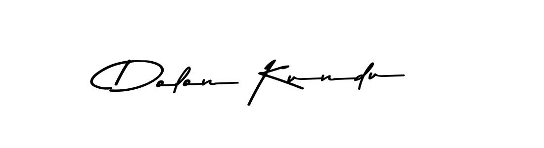 Design your own signature with our free online signature maker. With this signature software, you can create a handwritten (Asem Kandis PERSONAL USE) signature for name Dolon Kundu. Dolon Kundu signature style 9 images and pictures png