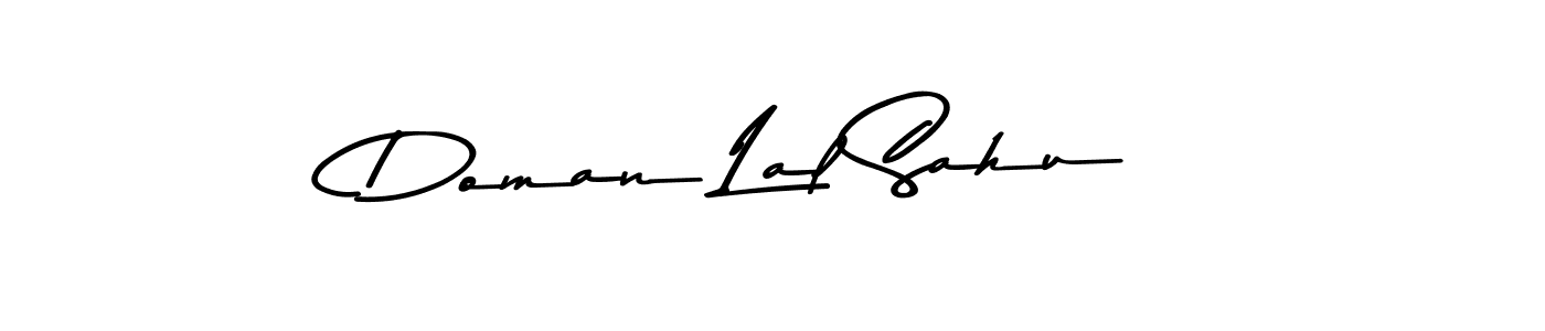 You should practise on your own different ways (Asem Kandis PERSONAL USE) to write your name (Doman Lal Sahu) in signature. don't let someone else do it for you. Doman Lal Sahu signature style 9 images and pictures png
