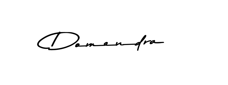 Use a signature maker to create a handwritten signature online. With this signature software, you can design (Asem Kandis PERSONAL USE) your own signature for name Domendra. Domendra signature style 9 images and pictures png