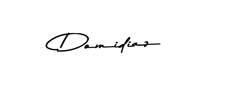 Create a beautiful signature design for name Domidiaz. With this signature (Asem Kandis PERSONAL USE) fonts, you can make a handwritten signature for free. Domidiaz signature style 9 images and pictures png