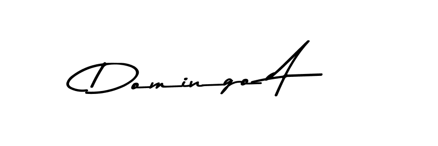 You should practise on your own different ways (Asem Kandis PERSONAL USE) to write your name (Domingo A) in signature. don't let someone else do it for you. Domingo A signature style 9 images and pictures png