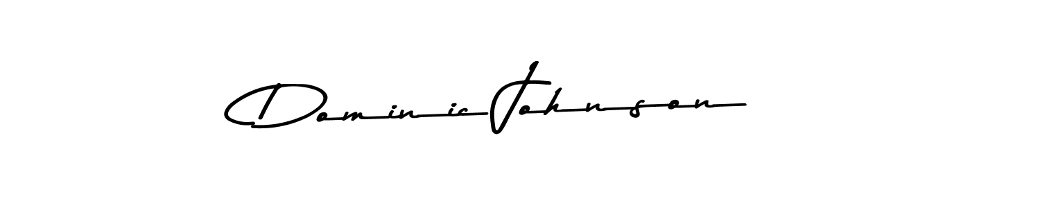 Design your own signature with our free online signature maker. With this signature software, you can create a handwritten (Asem Kandis PERSONAL USE) signature for name Dominic Johnson. Dominic Johnson signature style 9 images and pictures png