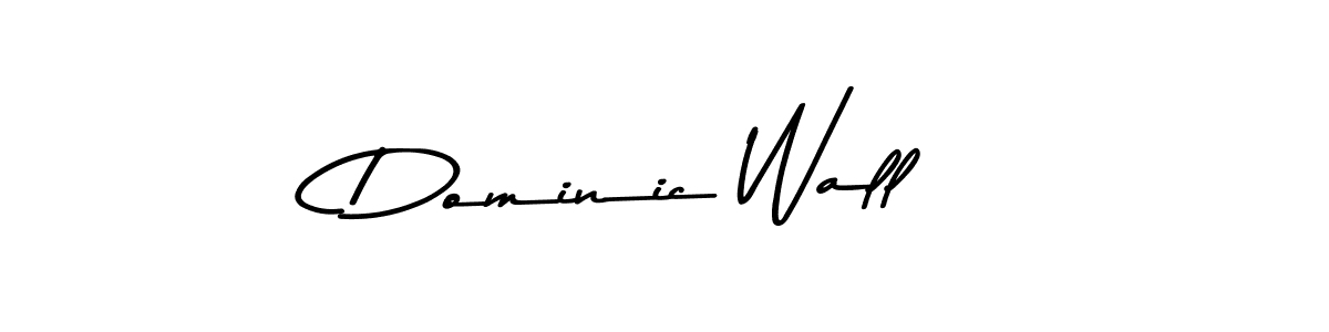 Design your own signature with our free online signature maker. With this signature software, you can create a handwritten (Asem Kandis PERSONAL USE) signature for name Dominic Wall. Dominic Wall signature style 9 images and pictures png