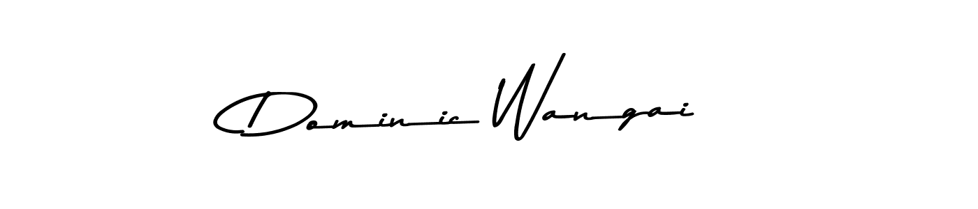 Also You can easily find your signature by using the search form. We will create Dominic Wangai name handwritten signature images for you free of cost using Asem Kandis PERSONAL USE sign style. Dominic Wangai signature style 9 images and pictures png