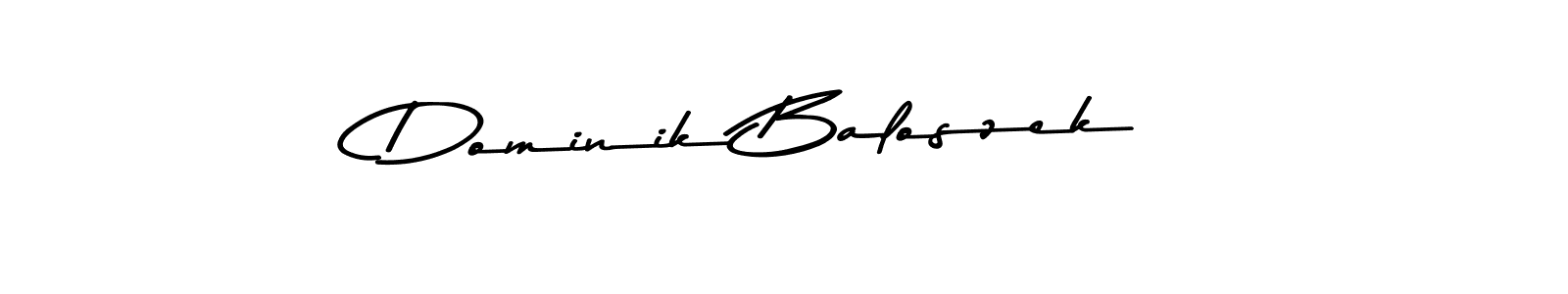 Use a signature maker to create a handwritten signature online. With this signature software, you can design (Asem Kandis PERSONAL USE) your own signature for name Dominik Baloszek. Dominik Baloszek signature style 9 images and pictures png