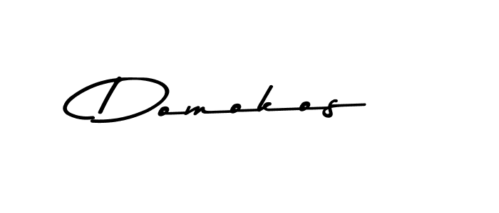 Use a signature maker to create a handwritten signature online. With this signature software, you can design (Asem Kandis PERSONAL USE) your own signature for name Domokos. Domokos signature style 9 images and pictures png