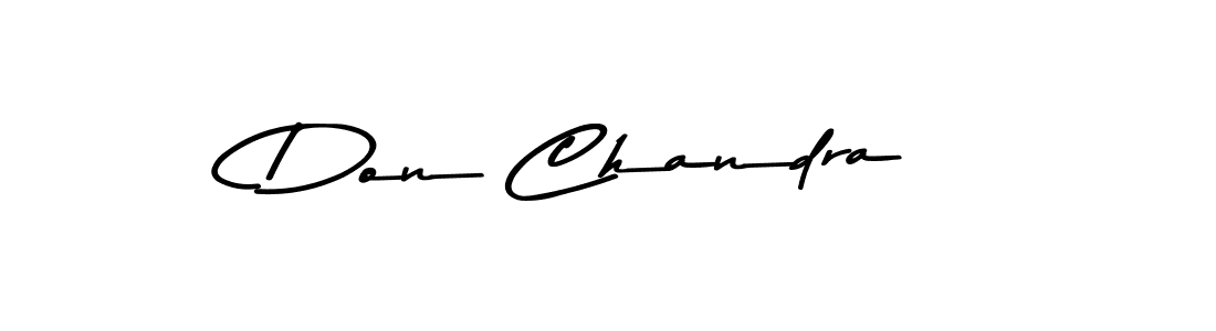 Make a beautiful signature design for name Don Chandra. With this signature (Asem Kandis PERSONAL USE) style, you can create a handwritten signature for free. Don Chandra signature style 9 images and pictures png