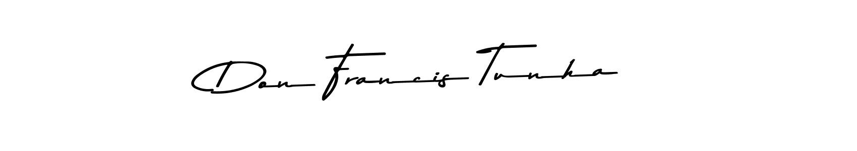 Design your own signature with our free online signature maker. With this signature software, you can create a handwritten (Asem Kandis PERSONAL USE) signature for name Don Francis Tunha. Don Francis Tunha signature style 9 images and pictures png