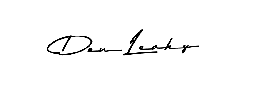 Make a beautiful signature design for name Don Leahy. With this signature (Asem Kandis PERSONAL USE) style, you can create a handwritten signature for free. Don Leahy signature style 9 images and pictures png